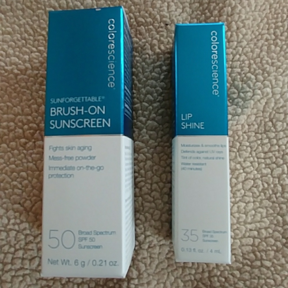 COLORESCIENCE  Sunscreen/Lip Shine Combo